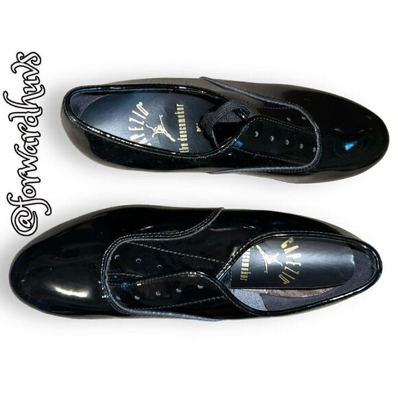 Capezio Style 7713 Patent Leather Tap Shoes Size 5M - Picture 8 of 10